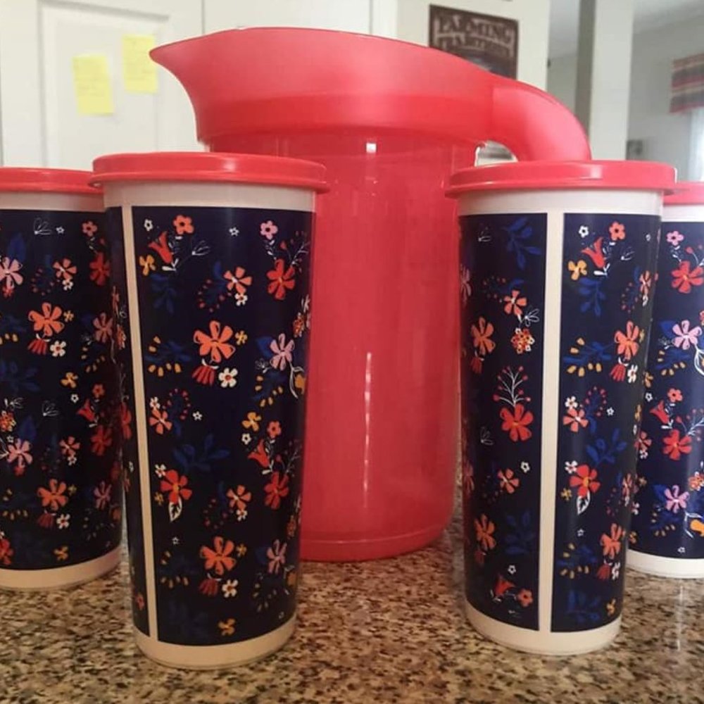 Tupperware Falling For Floral Serving Collection - Picture 4 of 6